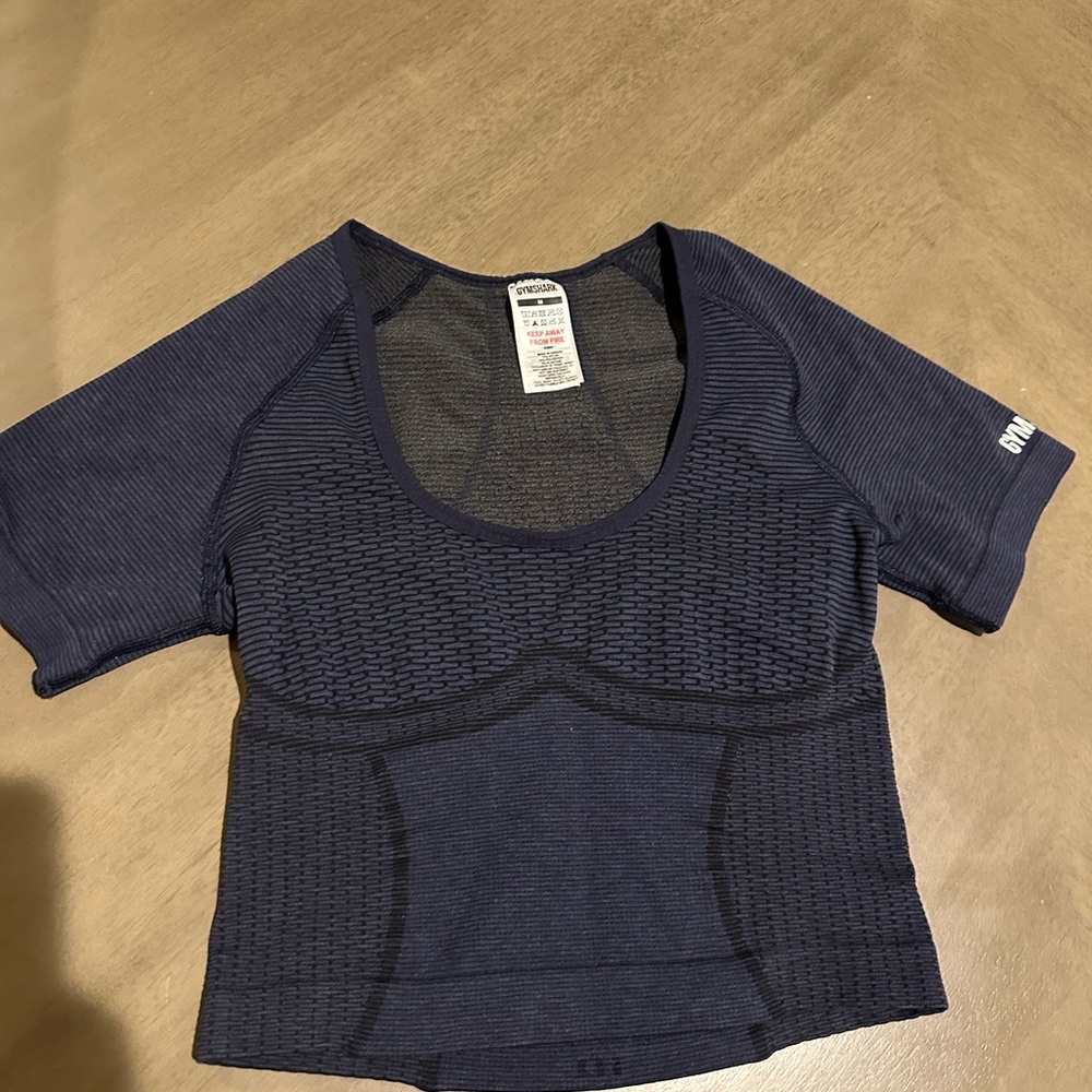 Gymshark Dark Blue Athletic Top